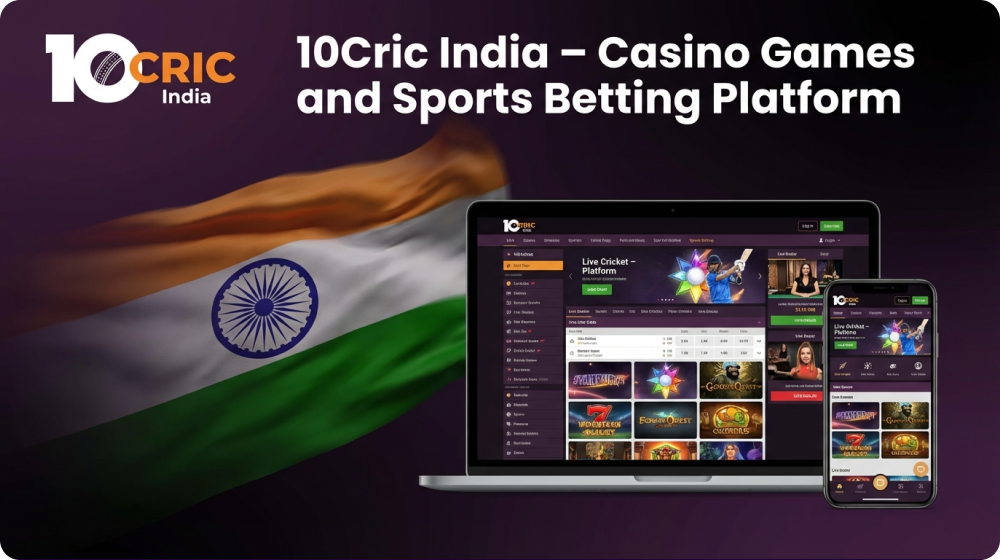 10Cric platform in India for casino games and sports betting